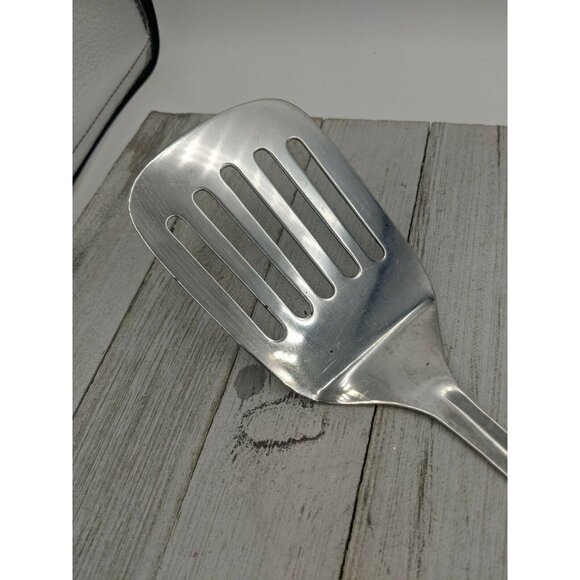 Stainless Steel 13” Slotted Spatula Solid Stainless Steel India - Picture 3 of 9